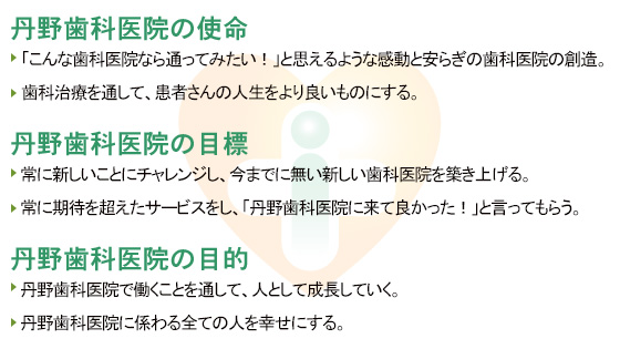 患者様の笑顔のため、治療（インプラント、矯正歯科など）に全力を注いでくれる明るく優秀なスタッフ達